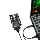 2 Port M.2 NGFF Key B & MSATA SSD to USB 2.0 Adapter Converter Reader Card