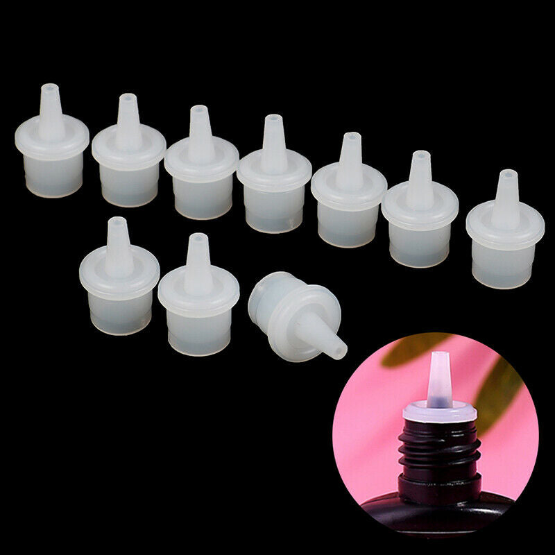 10pcs Eyelash Glue Replacement Bottle Mouth Head Convenient Extended Glue TOCA