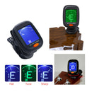 Digital Chromatic LCD Clip-On Electric Tuner For Bass Guitar Ukulele Violin Uke