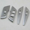 Matte Car Inner Door Handle Armrest Window Switch Cover Trim Left Hand Driv O2X8