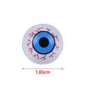 4PCS New Eyeball-Shaped Valve Caps For Metallic Plastic Bikes & Cars Wheel  OZ