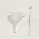 2 Piece Mini Funnel Plastic Metal Small Funnels for Cremation Jewelry Fill Kit