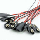 10x Black PP3 MN1604 9V 9volt Battery Holder Clip Connector Cable Lead Tool