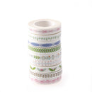 A-Level DIY Flower Grass Tape Lovely Heart Adhesive Masking Tape Sticke^