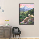 5D Diamond Painting DIY Drawing Full Round Drill Wolf World Kit Ornaments