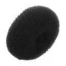 Foam Sponge Magic Donut Bun Former Maker Ring Hair Styling Tool Black