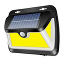 163 LED Outdoor Solar Wall Lamp Motion Sensor Waterproof 3 Sided Lights US