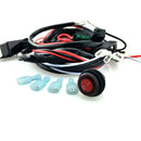 12V 40A Tree Harness Loom Fuse Relay Switch For 2 LED Working Fog