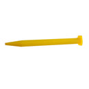 10PCs YELLOW HEAVY DUTY PLASTIC CAMPING & AWNING TENT SAND GROUND PEGS STAKES CC