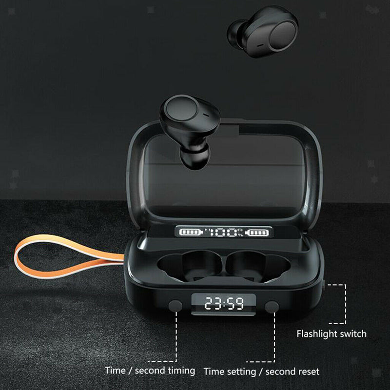 Headset Bluetooth Wireless  Waterproof Headphone 5.1 Noise Canceling Earbud