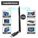 Usb 3.0 Wifi Adapter Ac 1200Mbps 5G/2.4G Dual Band Wifi Dongle Wireless Net C5X3