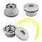 Universal Aluminum Grass Trimmer Head With 4 Lines Brush Cutter Head Thread