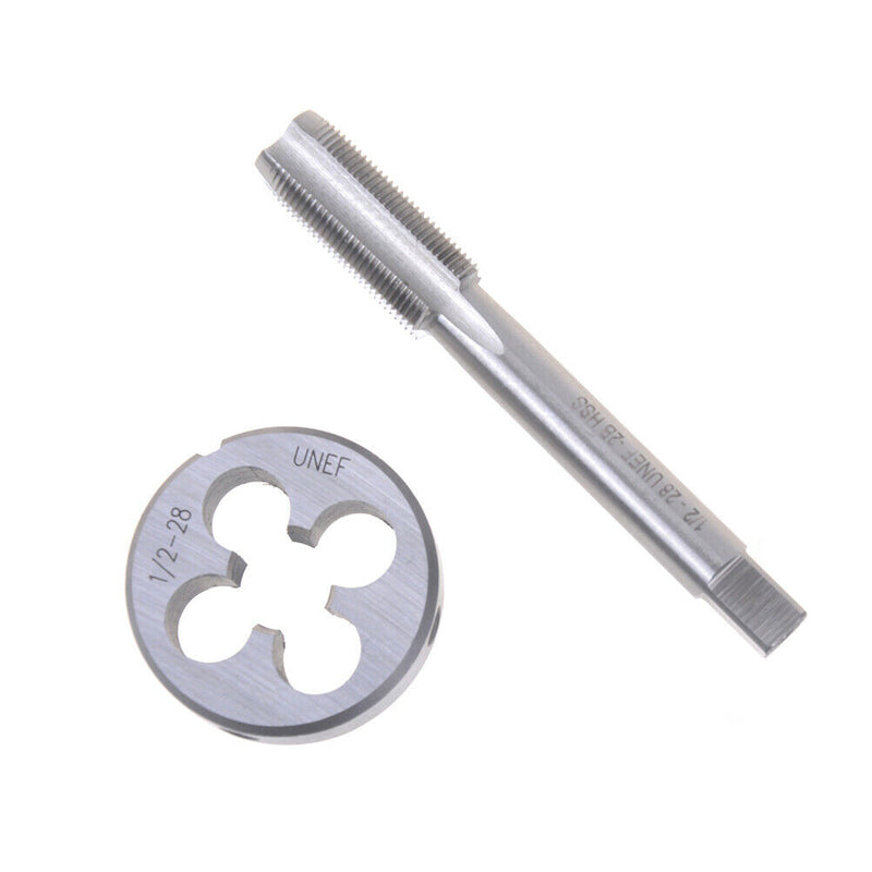 1/2"-28 tap & die set titanium coated right hand thread hand tap cutting tool`OZ