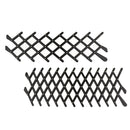 2 Pcs Pet Gate Folding Free Standing Panel Wood Pet Dog Safety Fence