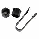 19mm Chrome Car Wheel Nut Caps Auto Hub Screw Cover Lug Cover 20pcs/set
