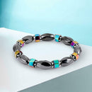 Fashion Black Gallstone Elastic String Beads Simple Health Chain Bracelet A