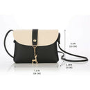 Small Crossbody Purse For Women With Pendant,Pu Leather Crossbody Bag With