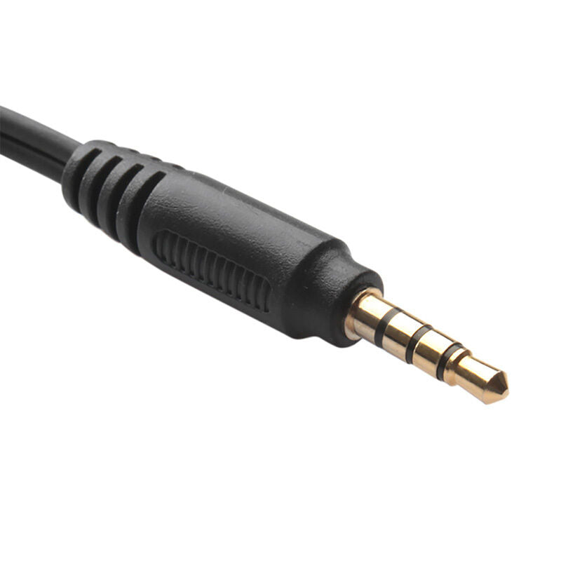 3.5mm Stereo Audio Male to 2 Female Headphone Mic Y Splitter Cable Adapter New