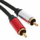 1.8M HiFi Sound 3.5MM to 2RCA Left and Right Channels Output Jack Audio Cable