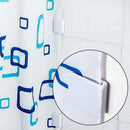 2x/Pack Shower Curtain Clips Holder Keep Water in Shower or Bath Self Ad KDZ