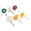 6Pcs Polisher Buffer Wheel Polishing Buffing Pad Brush For Rotary Drill Bit