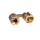 4X 8mm Brass Barrel Cabinet Hinge Cylindrical Hidden Invisible Hinges  Z