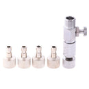Airbrush quick release coupling disconnect adapter with 1/8" plug fitting paï¼D