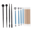 13x Polymer Clay Pottery Sculpting Dotting Ball Stylus Dotting Tools Craft