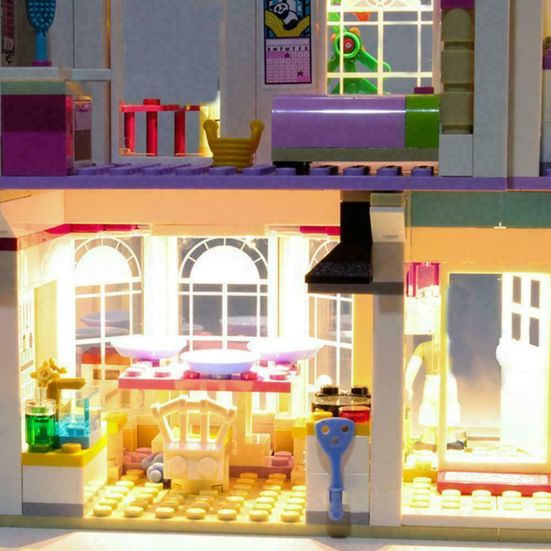 LED Light Up Kit For Stephanie's House Lighting for DIY LEGO 41314 K1T6