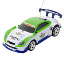 Mini Car Racing Car Drink Can 1:58 gift - White with Green