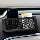 Universal Car Seat Side Back Net Storage Bag Phone Holder Pocket Organizer Black