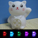 Color Changing LED Lamp Night Light CAT Animal Shape Home Party Decor Gift LJ