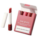 Women Girl Matte Lip Glaze Non-fading Waterproof Female Set Student Lipstic Q9L2