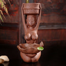 Purple Clay Backflow Incense Burner Sandalwood Ceramic Censer Tea Decoratio