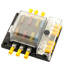 12V 32V 6-Way Blade Box Fuse Modular Bus Bar Fuse Holder for Car Boat Marine
