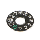 2pcs Top Cover Dial Mode Plate Interface Cap Label Repair Part for Canon