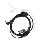 1 Pin Covert Acoustic Tube Earpiece Surveillance Headset With Ptt & Mic For