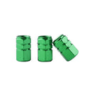 4PCS Car Aluminum Tire Wheel Rims Stem Air Valve Caps Tyre Cover Accessories Kit