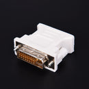 portable top dual link connector DVI-I male analog 24+5 To VGA female adapter MO
