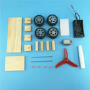 Diy Electric Wind Car Assembled Puzzles Science Experiment Kits Educational