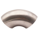 3 "(76.2mm) Stainless Steel Exhaust Chuck Bend, 90 Degree, 0.84D 304