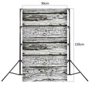 Retro Wood Block Waterproof Photography Backdrops Studio Photo Background