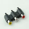 2x Composite 3RCA  AV Audio Video Female To Female Coupler Adapter Joint