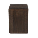 Eco Solid Wood 1 Grid Lid Tea Box Kitchen Storage Organizer Holder Gift