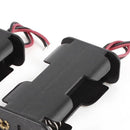 10Pcs Black Holder Case For AA With Wire Leads Plastic Battery Storage Box