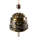 1Pc Chinese Traditional Dragon or Fish Feng Shui Bell Blessing Fortune Hang