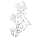 Metal Cutting Dies Stencil DIY Scrapbook Photo Album Cartoon Lady Embossing