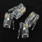 4 Pin RJ11 6P4C Connector Plug for Handset Cable 4 Pcs O4D9