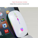 Colorful Wireless Mouse 2.4G Receiver 1600DPI Rechargeable Gaming Computer Mouse