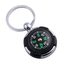 Acrylic Snap Compass Keychain Car Key Ring key Chain Survival Hiking Camp Tool